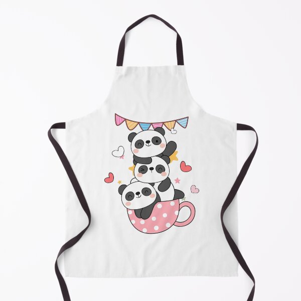 Item preview, Cute Panda Stack in Teacup designed and sold by yuki-hana.
