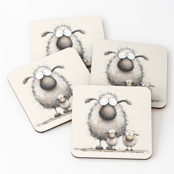 Item preview, Gorgeous Valaise Blacknose Sheep ' The Fluff Balls’ BY SHiRLeY MacARTHuR designed and sold by Shirley MacArthur Art.