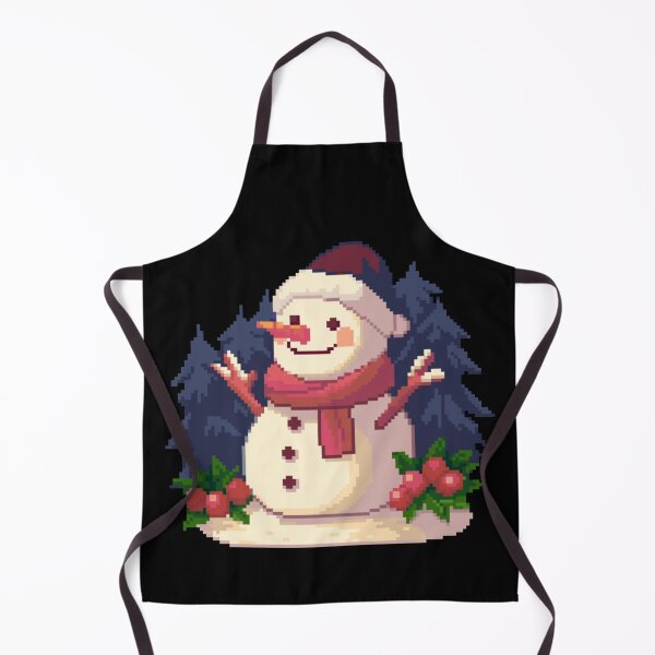 Item preview, Cute Pixel Art Snowman - Retro 8bit Christmas designed and sold by Carley Peter.