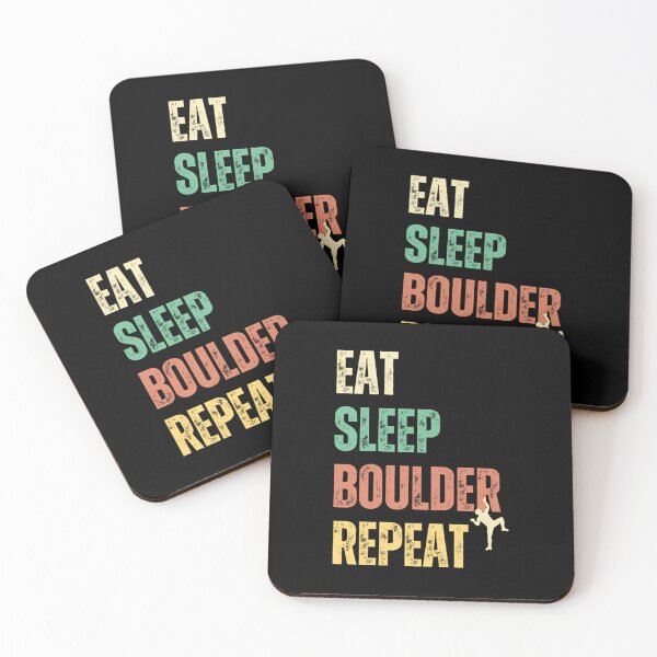 Item preview, Eat Sleep Boulder Repeat designed and sold by AdellBridgett.