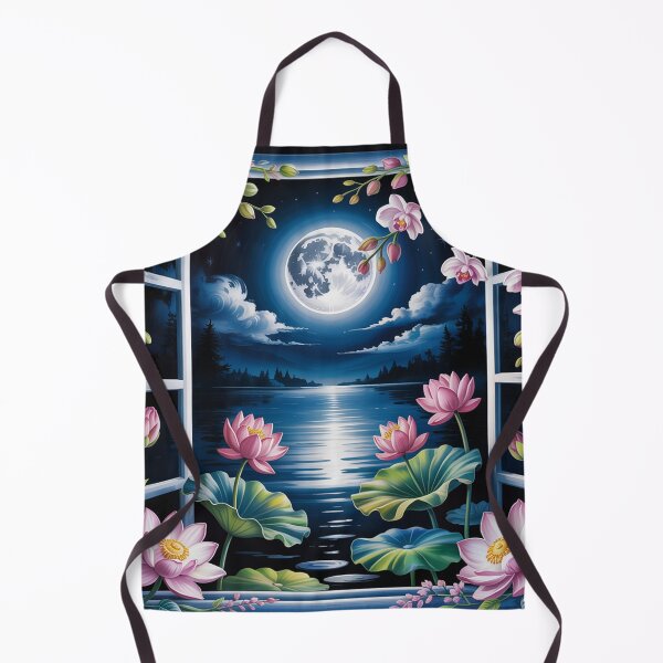 Item preview, А nighttime scene with a full moon. designed and sold by Lilashakti ⭐️ ⭐️ ⭐️ ⭐️ ⭐️.