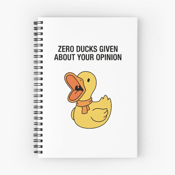 Item preview, ZERO DUCKS GIVEN ABOUT YOUR OPINION designed and sold by GagShots.