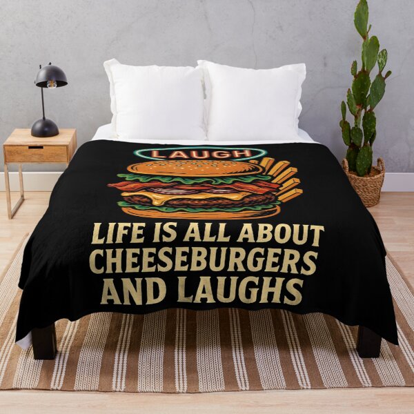 Item preview, Laugh Life Is All About Cheeseburgers And Laughs designed and sold by LynneMarisa.