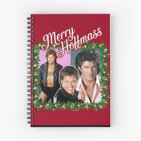 Item preview, David-Hasselhoff-Happy-Christmas designed and sold by AsenaDurgut.