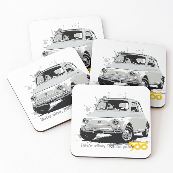 Item preview, 500 Classic – Retro Car Design | Italian Legend Tee designed and sold by tupaffi.