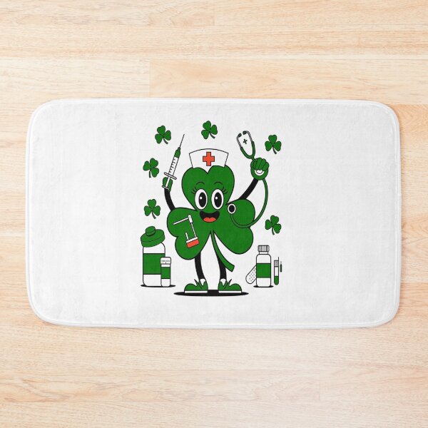 Item preview, St Patricks Day Nurse Shamrock Saint Pattys Scrub designed and sold by Moxizz.