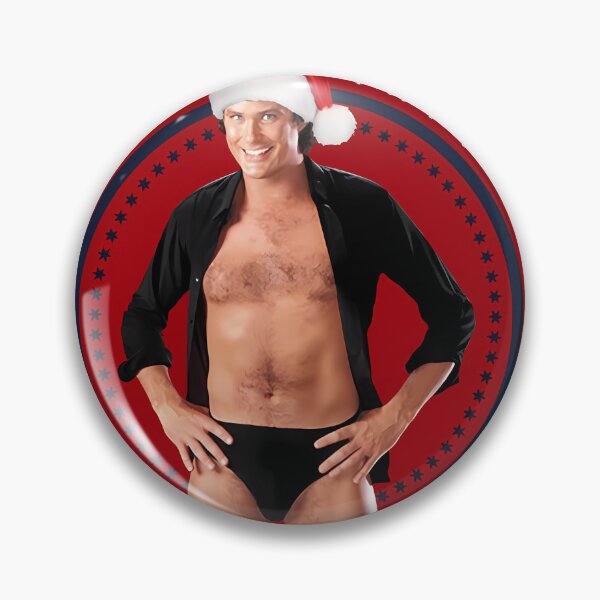Item preview, David-Hasselhoff-Merry-Christmas designed and sold by AsenaDurgut.