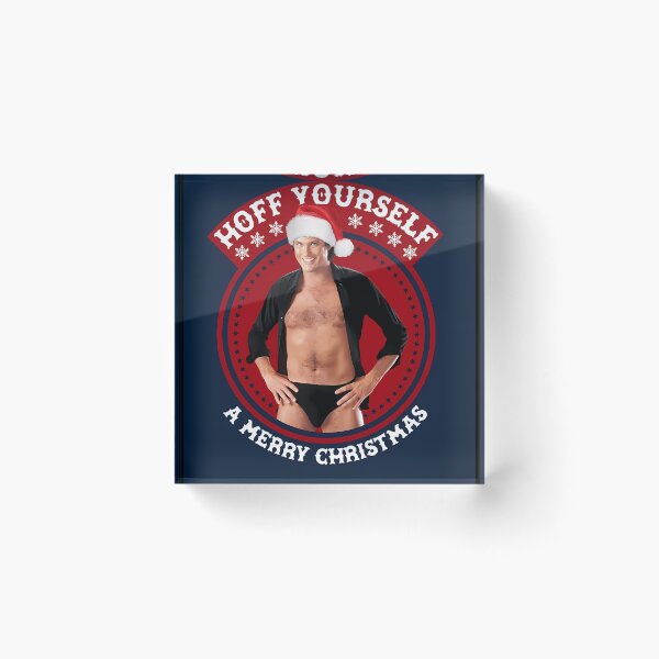 Item preview, David-Hasselhoff-Merry-Christmas designed and sold by AsenaDurgut.