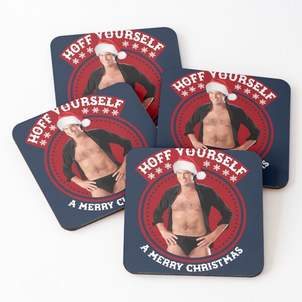 Item preview, David-Hasselhoff-Merry-Christmas designed and sold by AsenaDurgut.