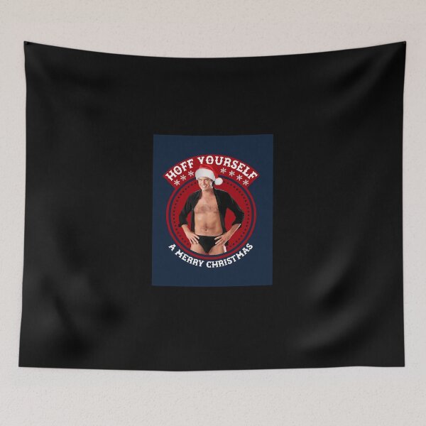 Item preview, David-Hasselhoff-Merry-Christmas designed and sold by AsenaDurgut.