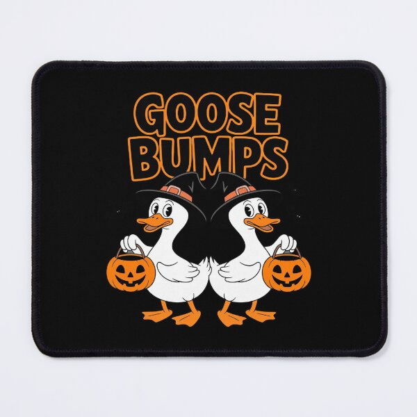 Item preview, Goose Bumps Halloween Goose Ghost Pumpkin Goose Fist Bump designed and sold by LittleDame.