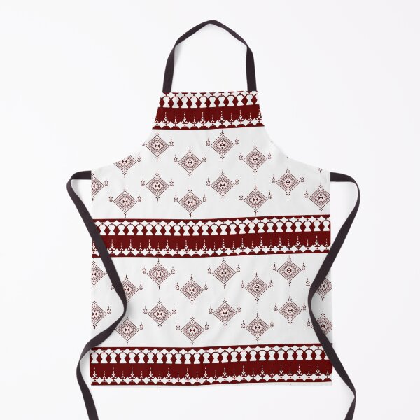 Item preview, Minimal Tribal Diamond Pattern in Deep Maroon designed and sold by PiPithecats.