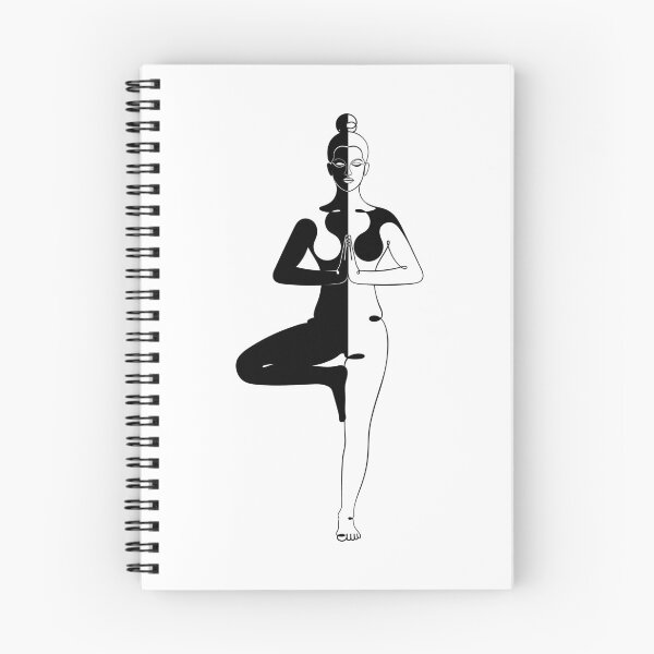 Item preview, Aesthetic Tree Pose - Vrksasana - Shadow Art designed and sold by altandesign.