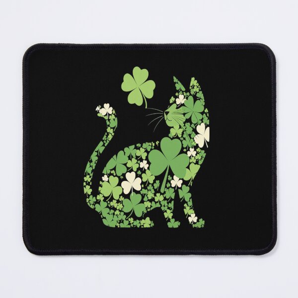 Item preview, St Patricks Day Shamrock Cat designed and sold by Moxizz.