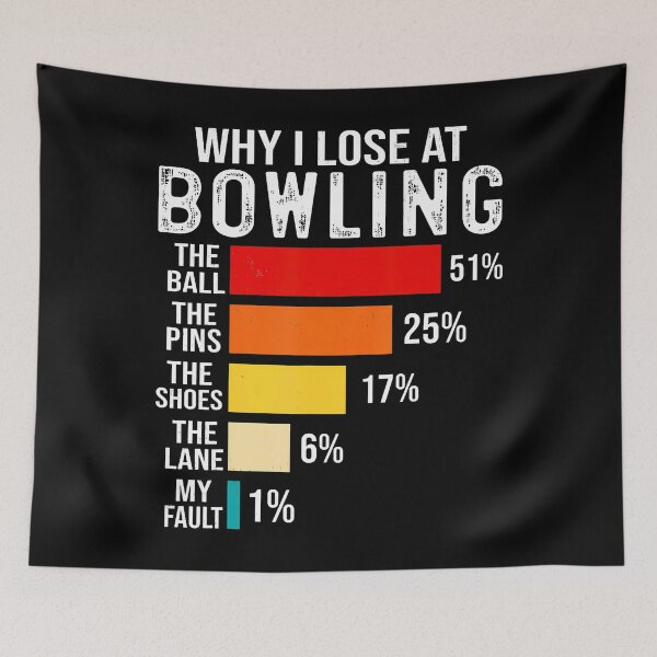 Item preview, Funny Bowler Why I Lose At Bowling Player Lover designed and sold by LynneMarisa.