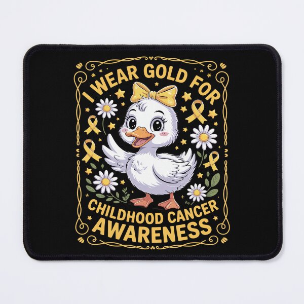 Item preview, Goose I Wear Gold for Childhood Cancer Awareness designed and sold by LittleDame.