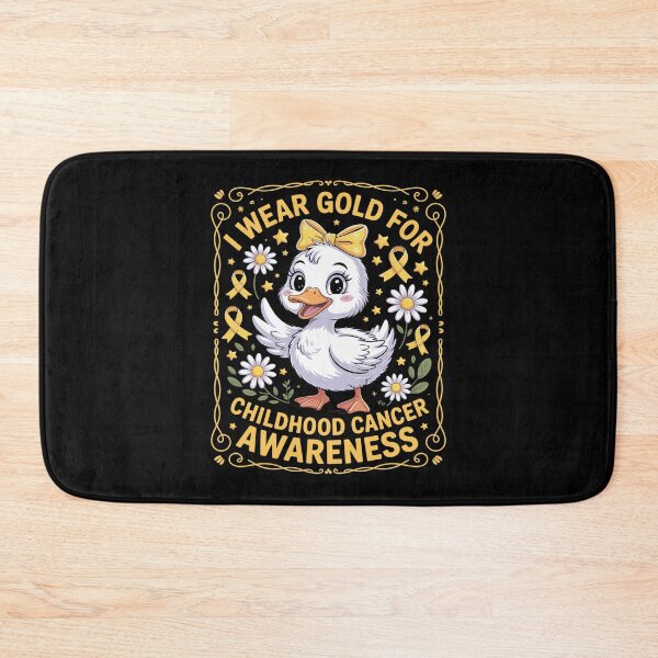 Item preview, Goose I Wear Gold for Childhood Cancer Awareness designed and sold by LittleDame.
