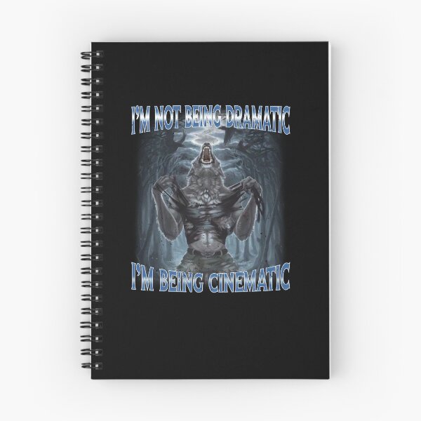 Item preview, Cringe Alpha Wolf I'm Not Being Dramatic I'm Being Cinematic designed and sold by elderberry.