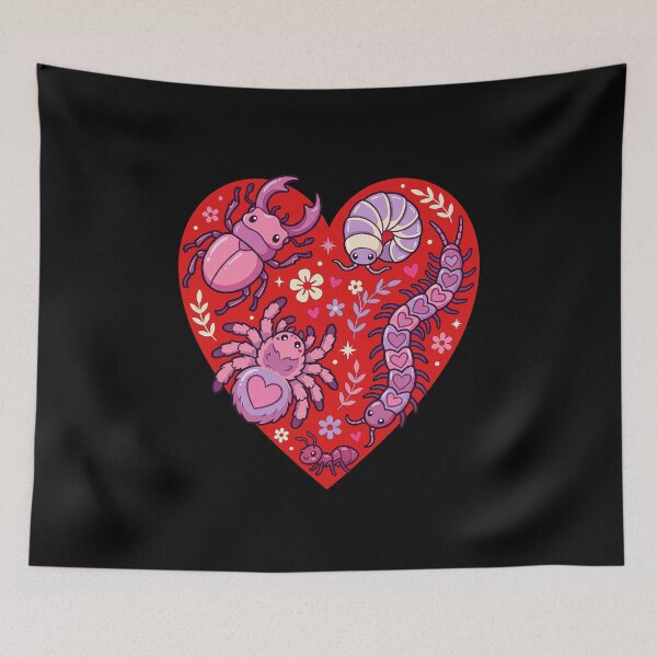 Item preview, Bug Heart Cute Insect Valentine Love designed and sold by elderberry.