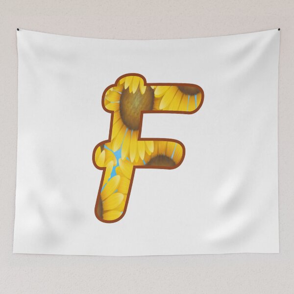 Item preview, Letters, flowers, F designed and sold by Sujinthaiart.
