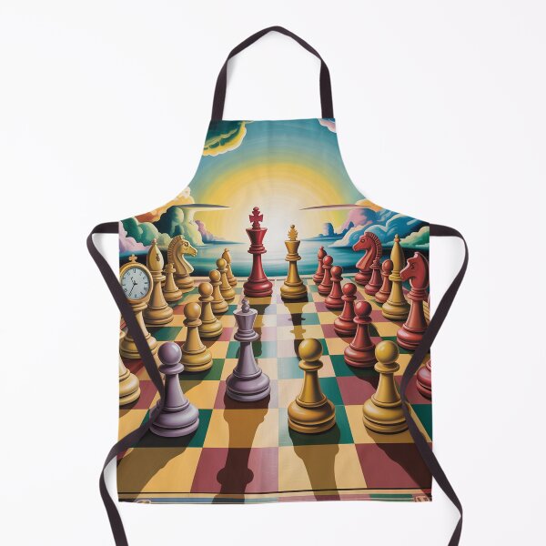 Item preview, Оtherworldly chess game with fantastical pieces arranged designed and sold by Lilashakti ⭐️ ⭐️ ⭐️ ⭐️ ⭐️.