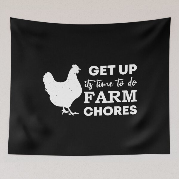 Item preview, Get Up It'S Time To Do Farm Chores Funny Chicken Mom designed and sold by CarmelaConstan.
