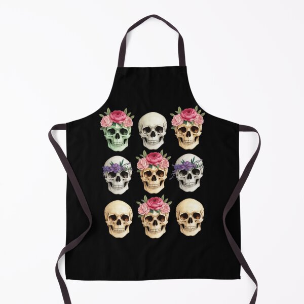 Item preview, Gothic Skull with Roses designed and sold by LittleDame.