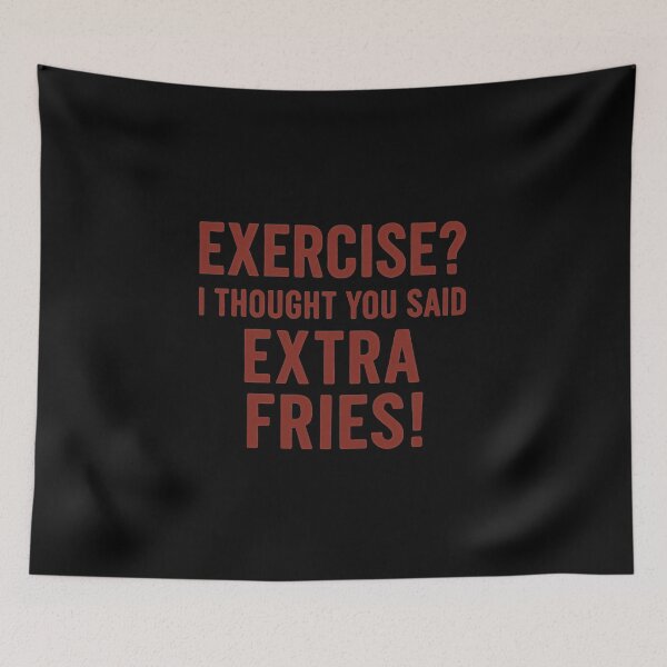 Item preview, Extra Fries: A Witty Mishearing of the Fitness Mandate designed and sold by Jason123za.