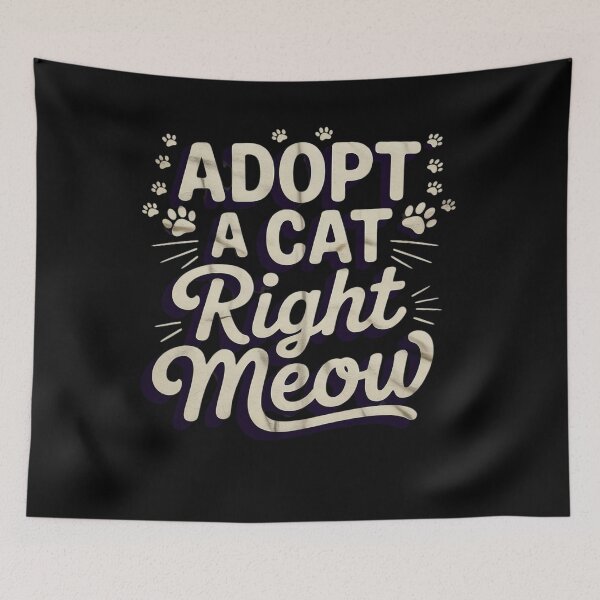 Item preview, Adopt A Cat Right Meow Pet Adopt Rescue Cats Men Women Girls  designed and sold by RuthGAArt.