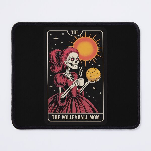 Item preview, Gothic Tarot Card Skeleton Volleyball Mom Coffee designed and sold by LittleDame.