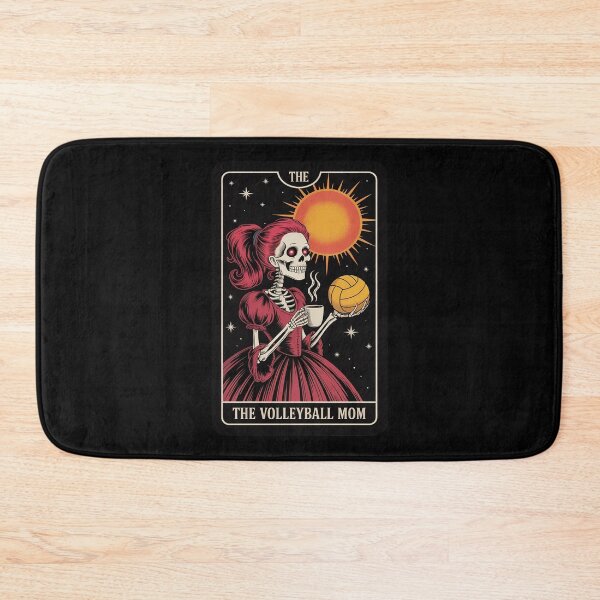 Item preview, Gothic Tarot Card Skeleton Volleyball Mom Coffee designed and sold by LittleDame.