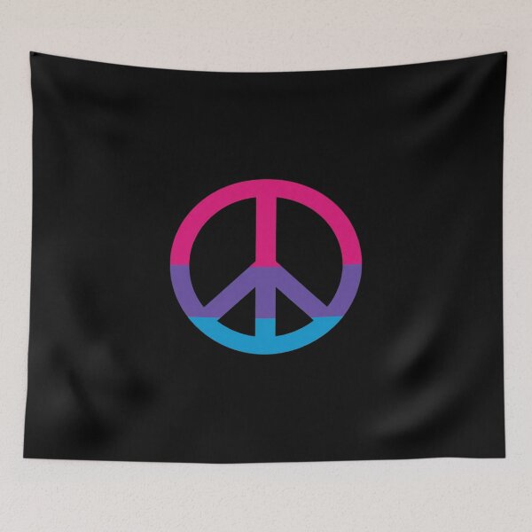 Item preview, Bisexual Peace LGBTQ Month Gay Rights Pride designed and sold by catsdothingz.