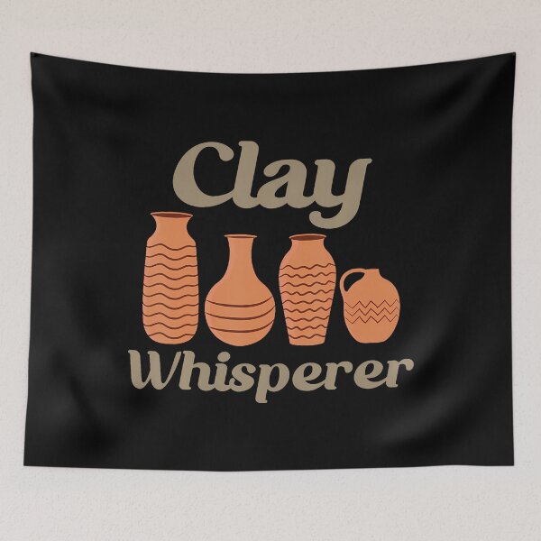 Item preview, Clay Whisperer Pottery Funny Ceramic designed and sold by CarmelaConstan.