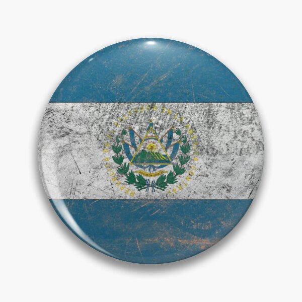 Artikelvorschau, El Salvador Flagge Metall Textur | El Salvador Metal Design entworfen und verkauft von RoyalMerchantShop.