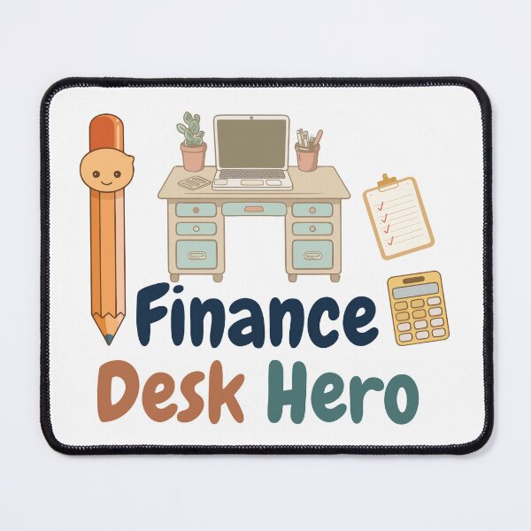 Item preview, Finance Desk Hero Cute Office Setup designed and sold by WanwisaChuenlom.