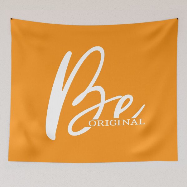 Item preview, Be Original - Motivational Orange Typography designed and sold by Taanva.