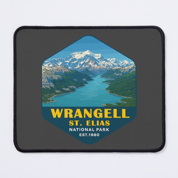Item preview, Wrangell–St. Elias Alaska Mountain Sticker designed and sold by Ismeal Von.
