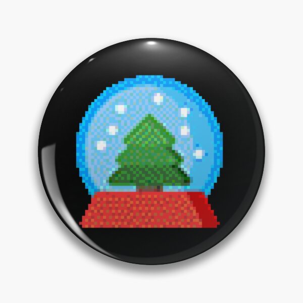 Item preview, Christmas Tree 8 bit Background Sticker designed and sold by RykerKare.