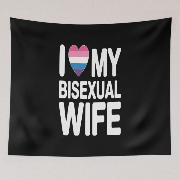 Item preview, Bisexual Pride - I Love My Bisexual Wife designed and sold by catsdothingz.