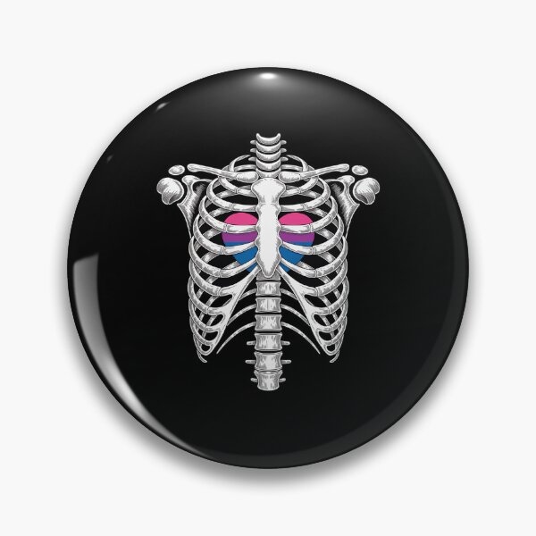 Item preview, BISEXUAL PRIDE  SKELETON designed and sold by catsdothingz.