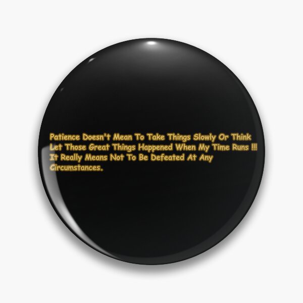Item preview, Patience Means Never Defeated - Resilience Affirmation Sticker for Perseverance & Strength designed and sold by CapriCreatives.