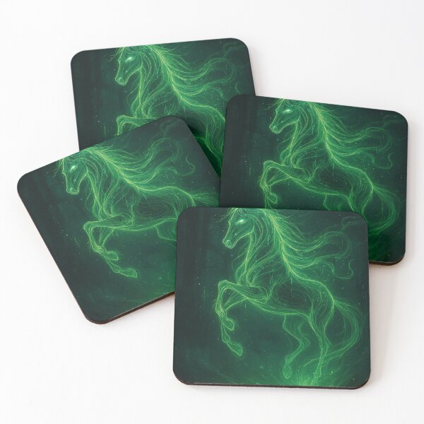 Item preview, Emerald Echo of the Digital Steed designed and sold by ArgentoArt.
