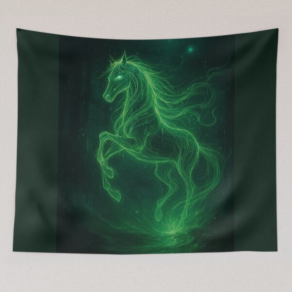Item preview, Emerald Echo of the Digital Steed designed and sold by ArgentoArt.