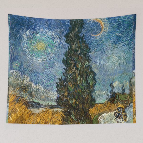 Item preview, Road with Cypresses designed and sold by SharonTheFirst.