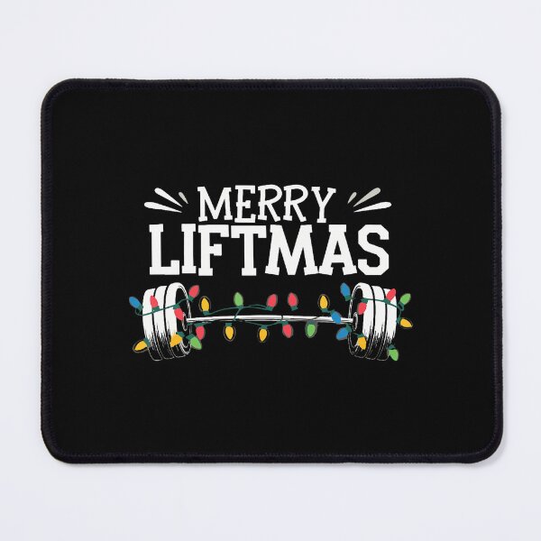 Item preview, Merry Liftmas Weightlifter Fitness designed and sold by PatsyMargie.