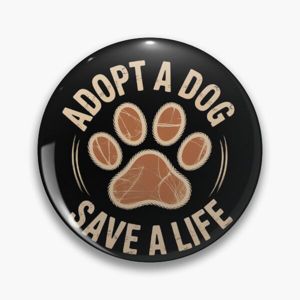 Item preview, Adopt A Dog Save A Life Animal Rights Activist Animal Rescue  designed and sold by RuthGAArt.