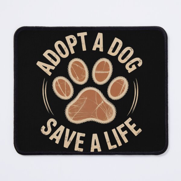 Item preview, Adopt A Dog Save A Life Animal Rights Activist Animal Rescue designed and sold by RuthGAArt.