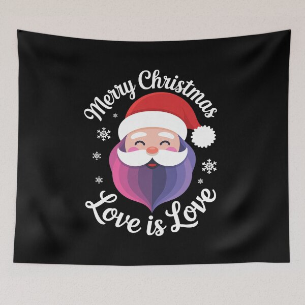 Item preview, Bisexual Pride Santa LGBTQ+ Christmas designed and sold by catsdothingz.