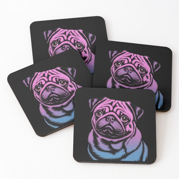 Item preview, Bisexual Pride Dog Cute Pug Pet designed and sold by catsdothingz.