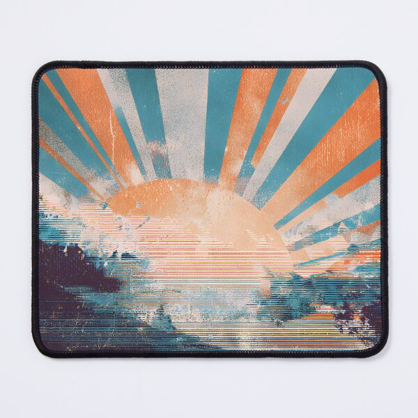 Item preview, Retro glitch sunburst designed and sold by Newrealis.